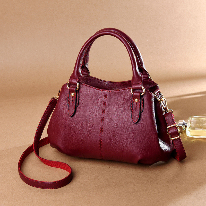 Women's Soft Leather Mother Large Capacity Women's Handbag