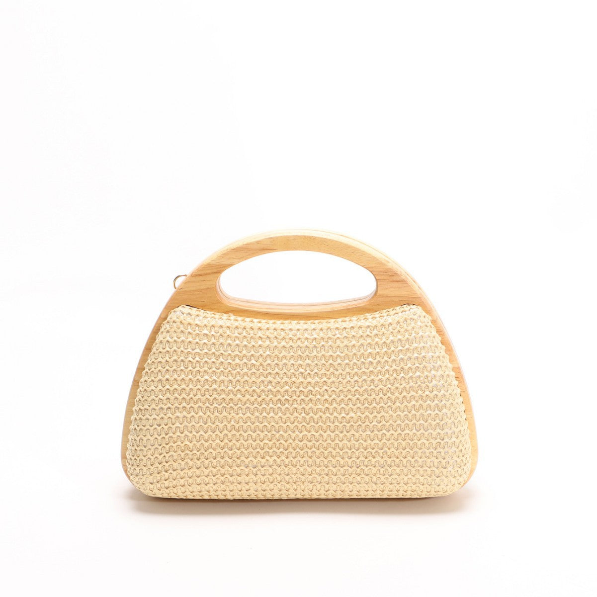 Women's Embroidered Sequins Floral Wooden Box Suction Women's Handbag