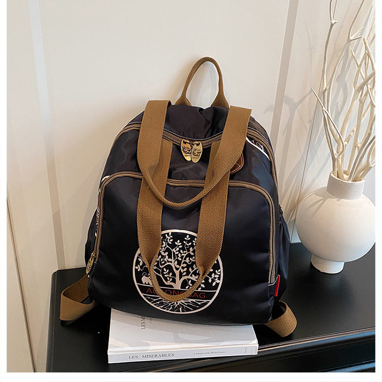 Slouchy Comfortable Elegant Women's Pansy Lightweight Leisure Backpack