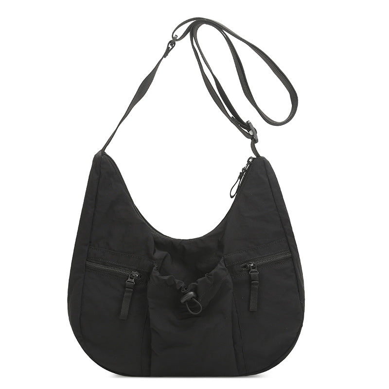 Women's Korean Fashion Simple Lightweight Large Capacity Drawstring Bags