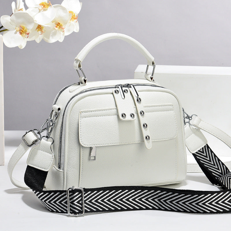 Pretty Stylish Texture Simple Multilayer One Handbags