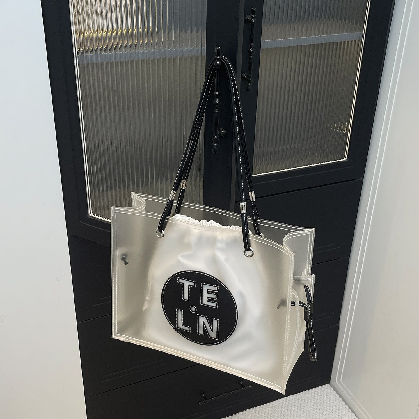 Women's Trend Canvas Large Capacity Fashionable Simple Women's Shoulder Bag