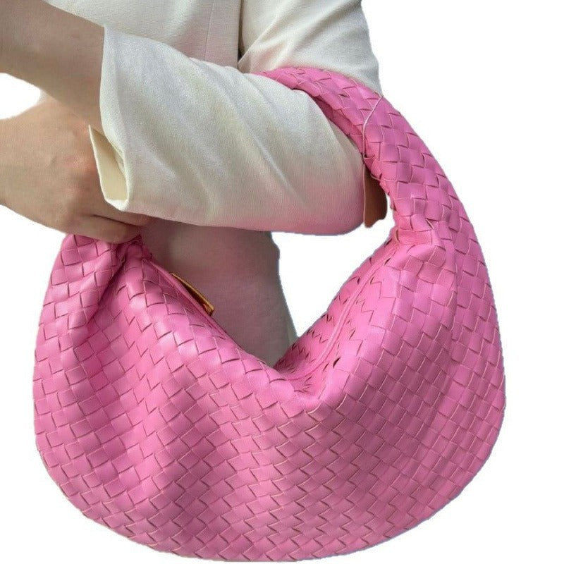 Knotted Woven Portable Underarm Fashion Large Bags