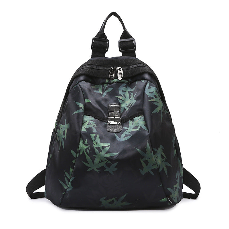Women's Trendy Printed Commuter Oxford Cloth Large Capacity Women's Backpack