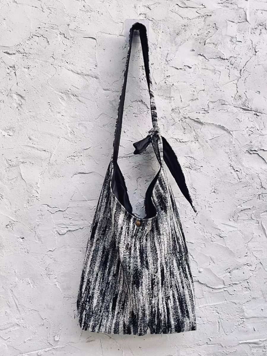 Style Canvas Large Capacity Totes Vintage Tassel Bags