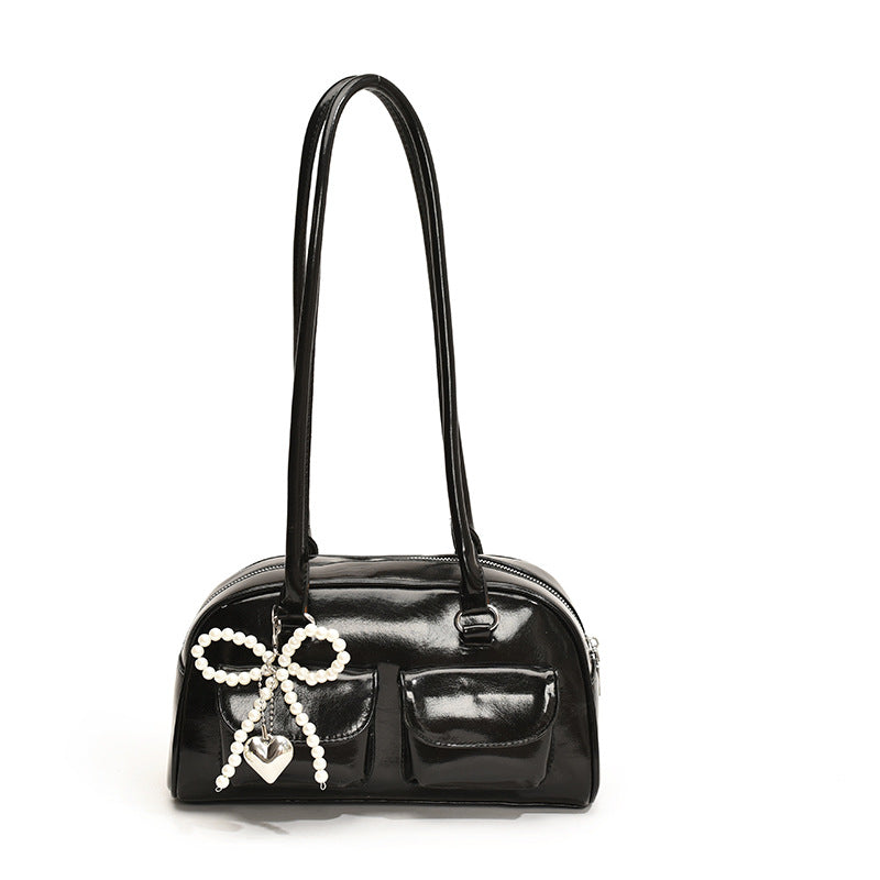 Women's Korean Style Trendy Bow Summer Simple Underarm Bag