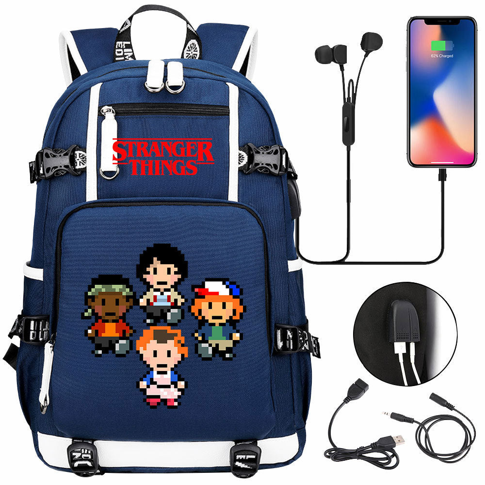 Women's & Men's Peripheral Printed Youth Leisure Backpack
