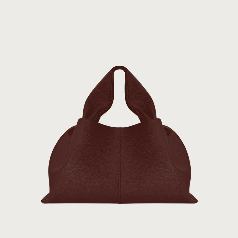 Pauline Cloud French Cowhide Design Dumpling Portable Women's Messenger Bag