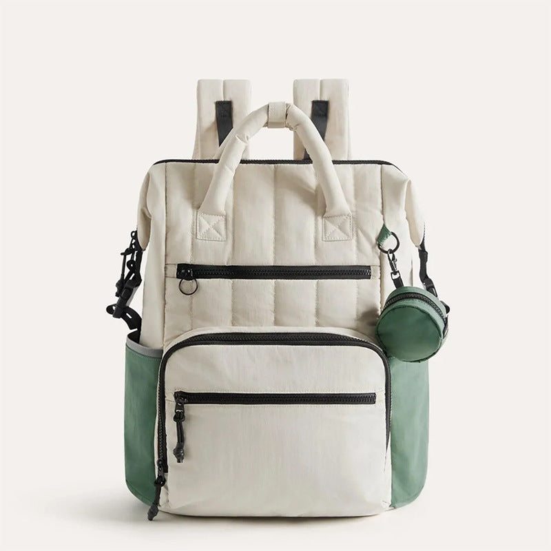 Striped Mummy Waterproof Large Capacity Fashion Backpacks
