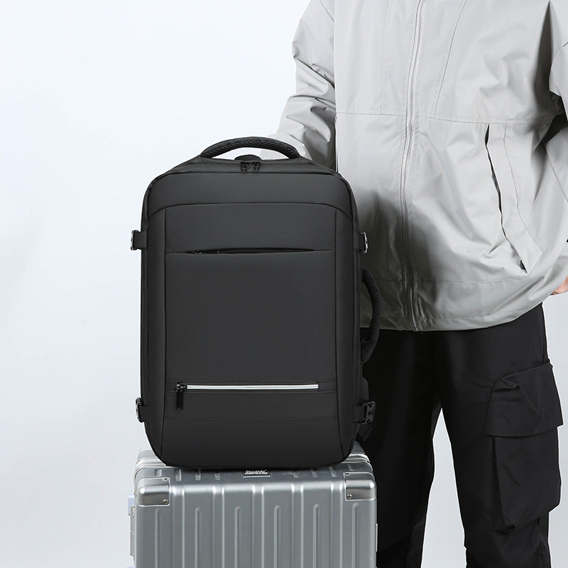 Men's Korean Style Large Capacity Simple Commute Business Backpack