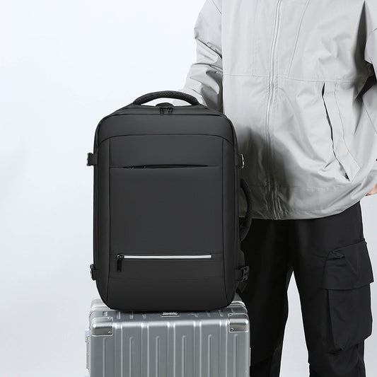 Men's Korean Style Large Capacity Simple Commute Business Backpack