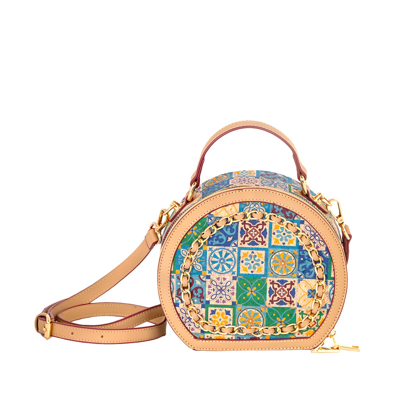 Women's Outside Cork Tree Leather Fashion Popular Bags