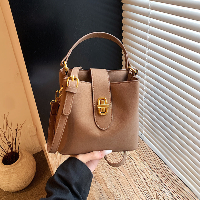 Women's Simple Hand Holding Minority Fashion Textured Bags