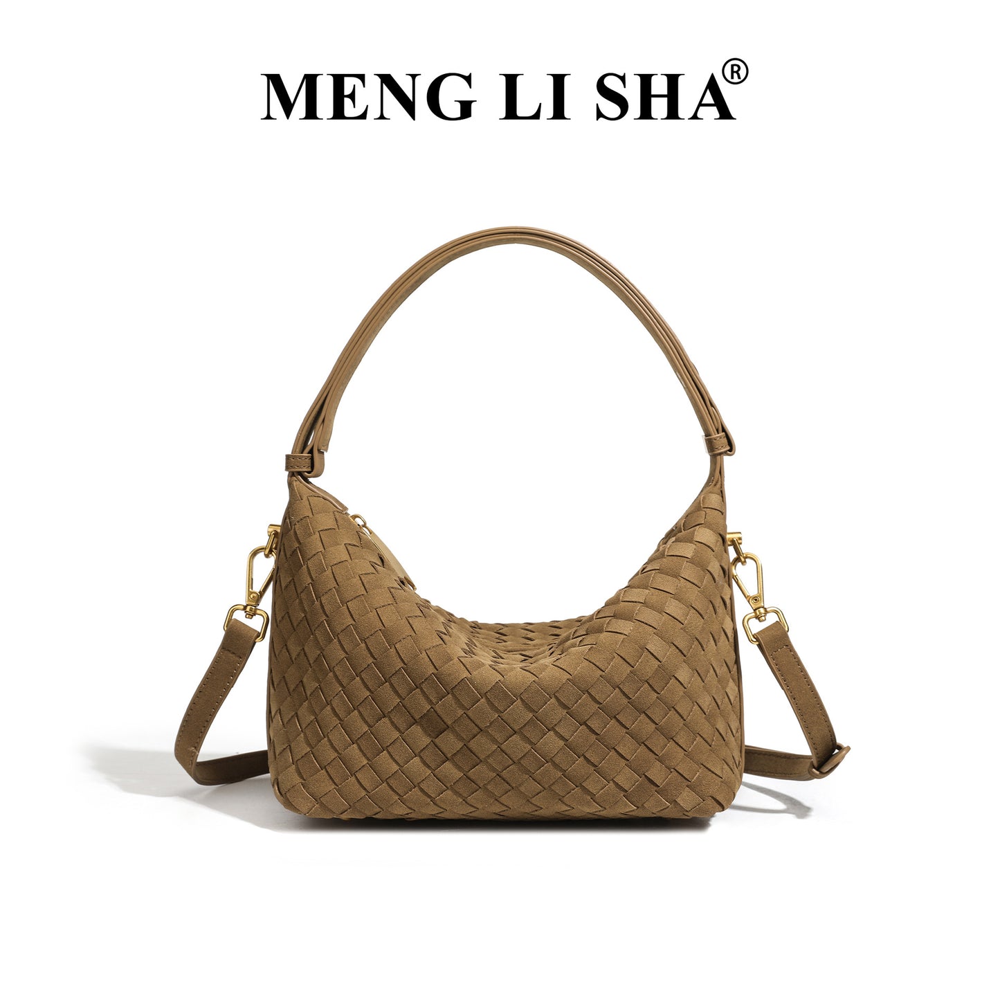 Women's Frosted Vintage Hand-woven Lunch Box Fashion Women's Shoulder Bag