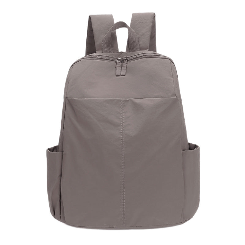 Women's & Men's Solid Color Large Capacity Spring Lightweight Leisure Backpack