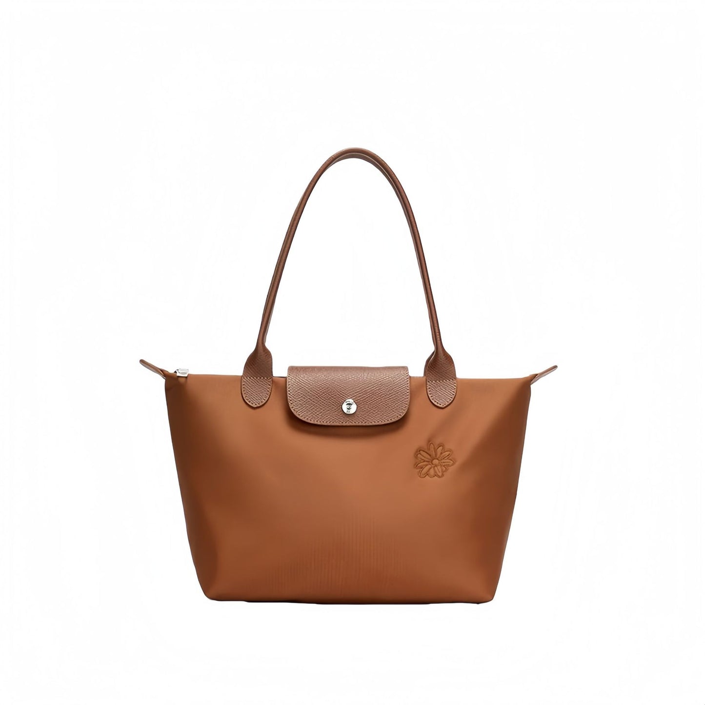 Nylon Embroidered Large Capacity Commuting Fashion Lightweight Tote Bag