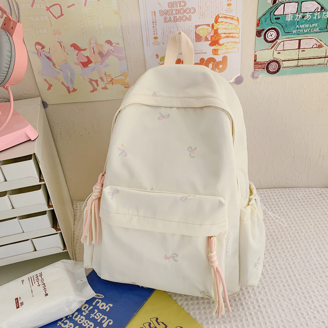 Good-looking Simple Cute Bow For Sweet Backpacks