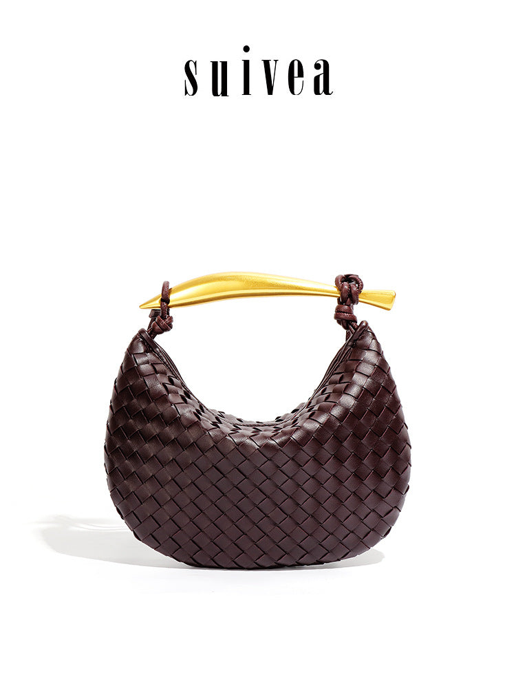 Sardine Woven Metal Underarm Portable Dumpling Women's Shoulder Bag