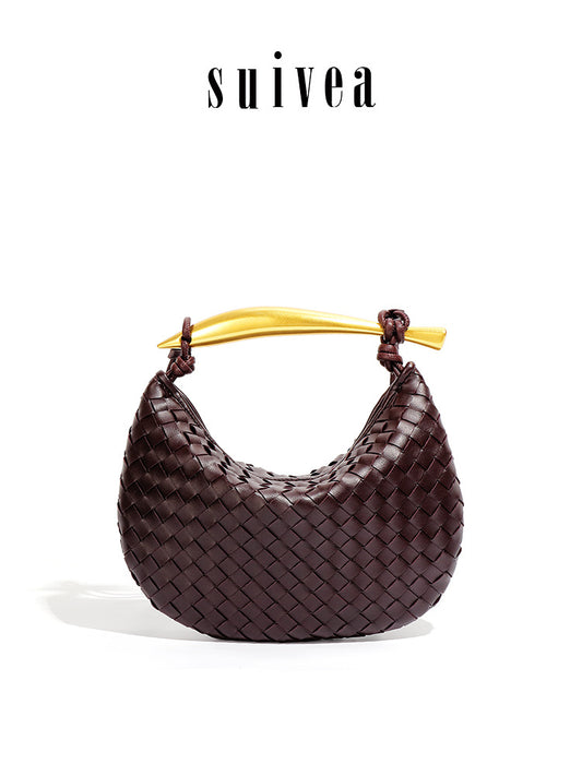 Sardine Woven Metal Underarm Portable Dumpling Women's Shoulder Bag