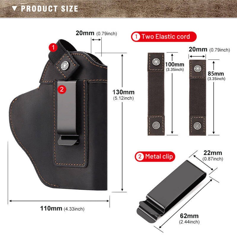 Holster Hanging Hidden Rock Invisible Quick Sport Waist Bag, Accessory Bag