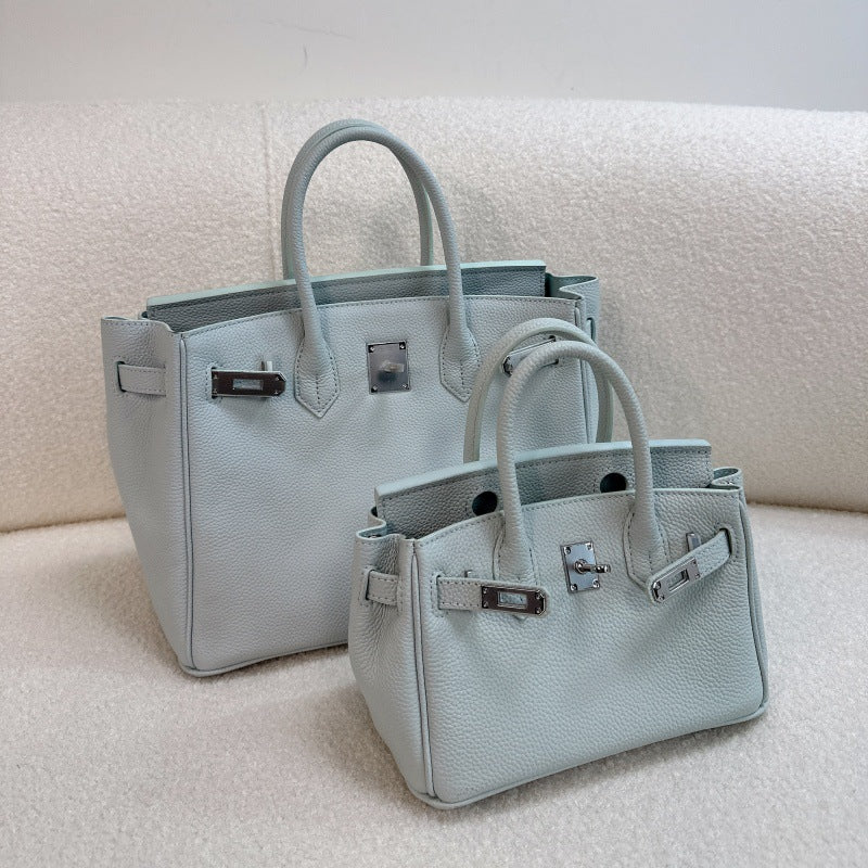 Women's First Layer Cowhide Sier Large Capacity Women's Handbag