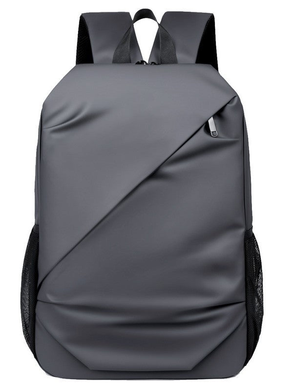 Men's Business Solid Color Lightweight Large Capacity Leisure Backpack