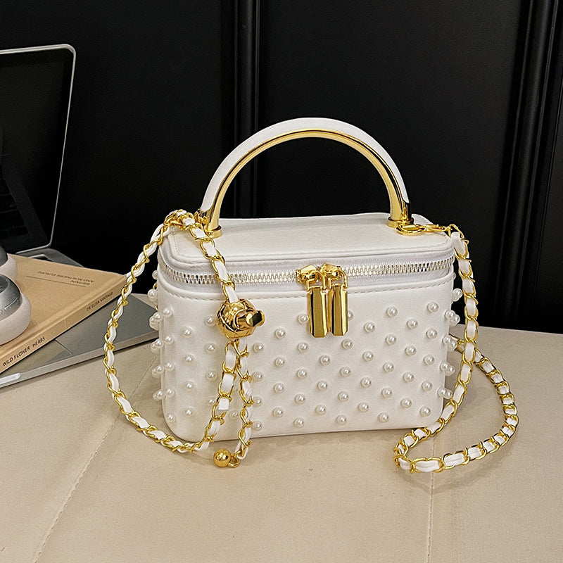 Commuter Trendy Box Fashionable Western Style Women's Messenger Bag
