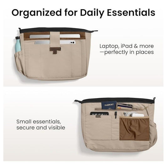 Cotton Simple Solid Color Large Capacity Totes Tote Bag
