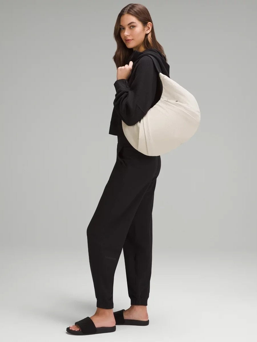 Women's Nylon Yoga Lightweight Large Capacity Horn Underarm Bag