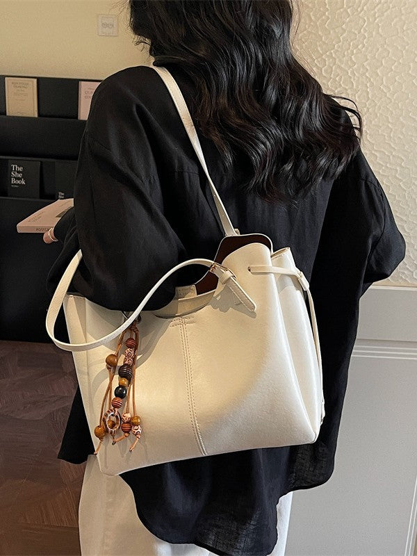 Women's Folding Big Advanced Texture Commuter Large Capacity Simple Women's Shoulder Bag