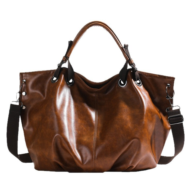 Women's Retro High-grade Loose Large Capacity Portable Women's Shoulder Bag