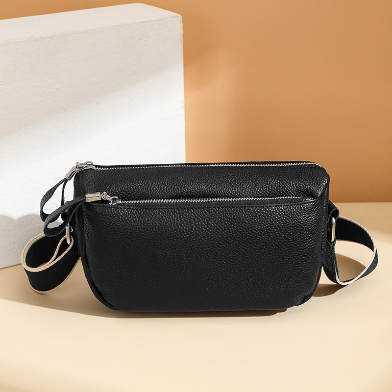 Women's Genuine Leather Fashion Top Layer Cowhide Women's Messenger Bag
