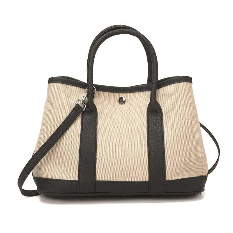 Women's High-grade Contrast Color Garden Fashion Handbags