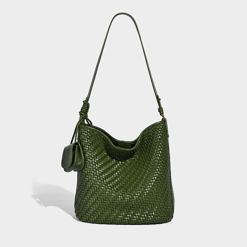 High-grade Hand-woven Large Capacity Totes Underarm Tote Bag