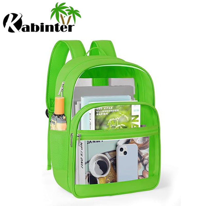 Cool Transparent Portable Large Capacity Simple Backpacks