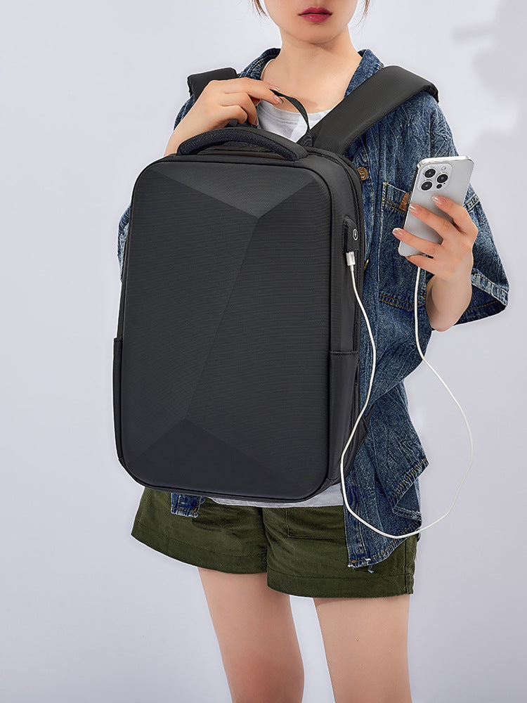 Glamorous Stylish Hard College Trip Expansion Backpacks