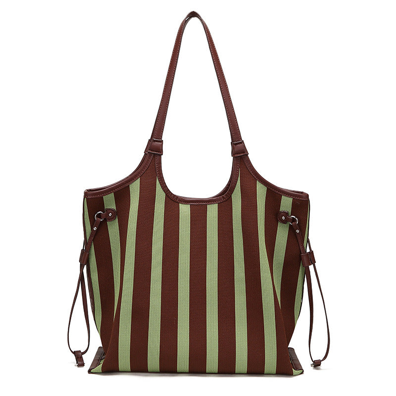 Fashion Canvas Large Capacity Woven Fabric Bags