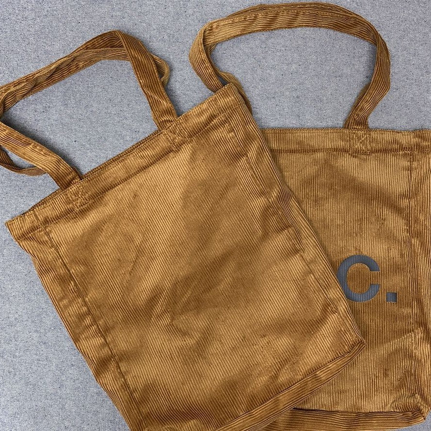 Popular Durable Stylish Pretty Corduroy Shopping Tote Bag