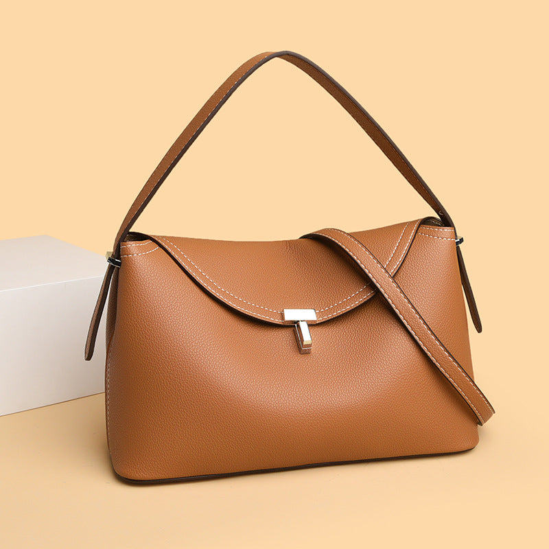Women's Capacity Retro Commuter High Sense Fashion Underarm Shoulder Bags