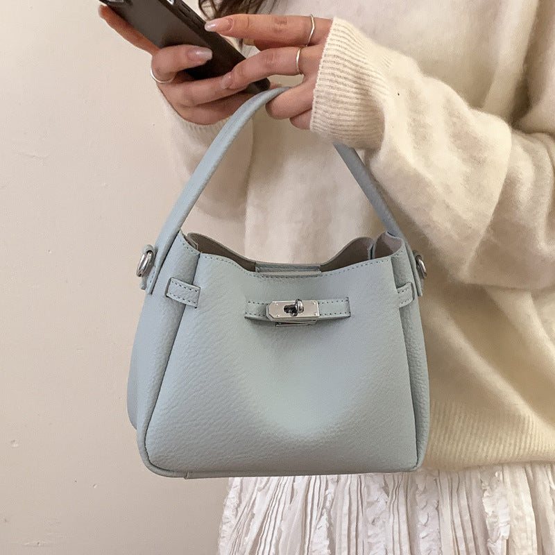 Attractive Women's Popular Fashion High-grade Portable Bucket Bag