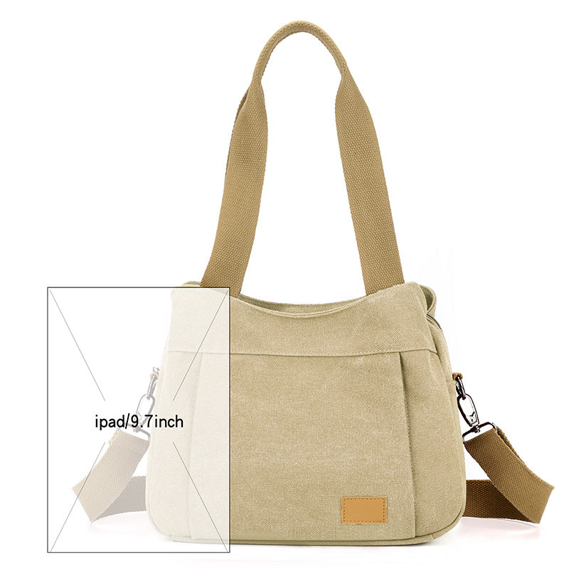 Women's Retro Trendy Large Capacity Lightweight Simple Tote Bag