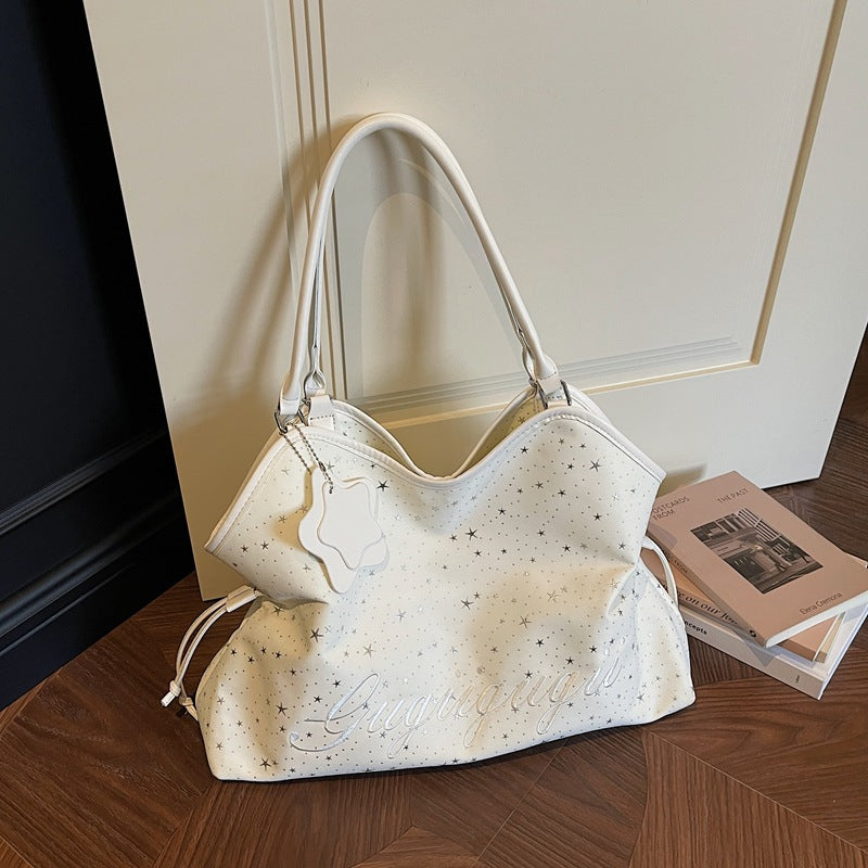 Women's Feeling Tong Large Capacity College Out Women's Shoulder Bag