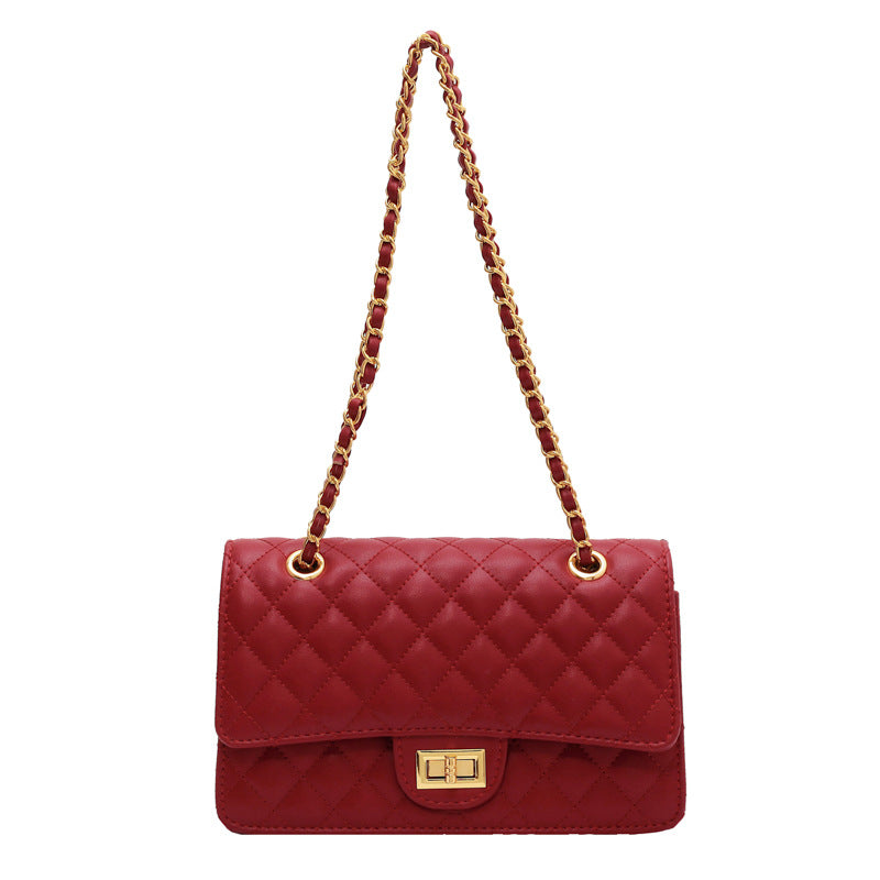 Women's Diamond Embroidery Chain Popular Simplicity Fashion Women's Shoulder Bag