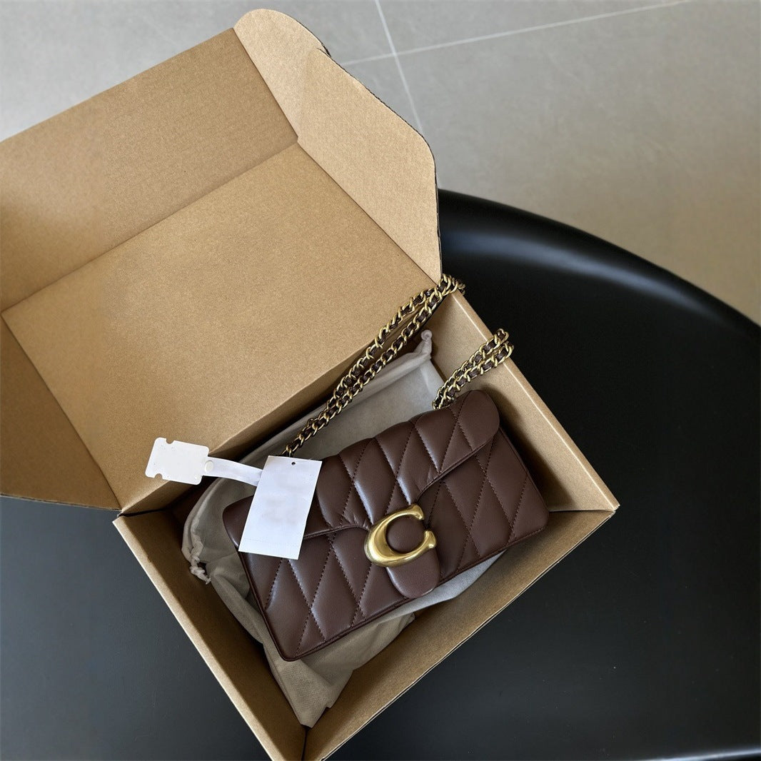 Underarm Dionysian Fashion Rhombic Sheepskin Chain Women's Shoulder Bag