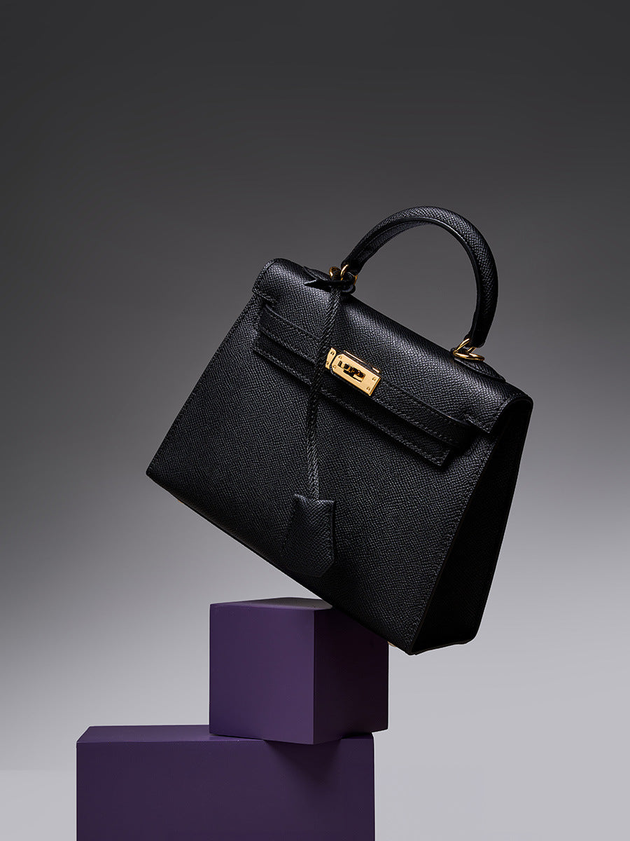 Women's Palm Print Genuine Leather Cali Fashion Bags