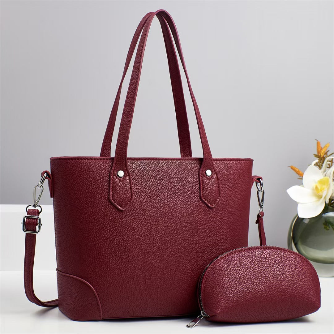 Lychee Pattern Fashion Simple Trendy Mother Large Capacity Tote Bags