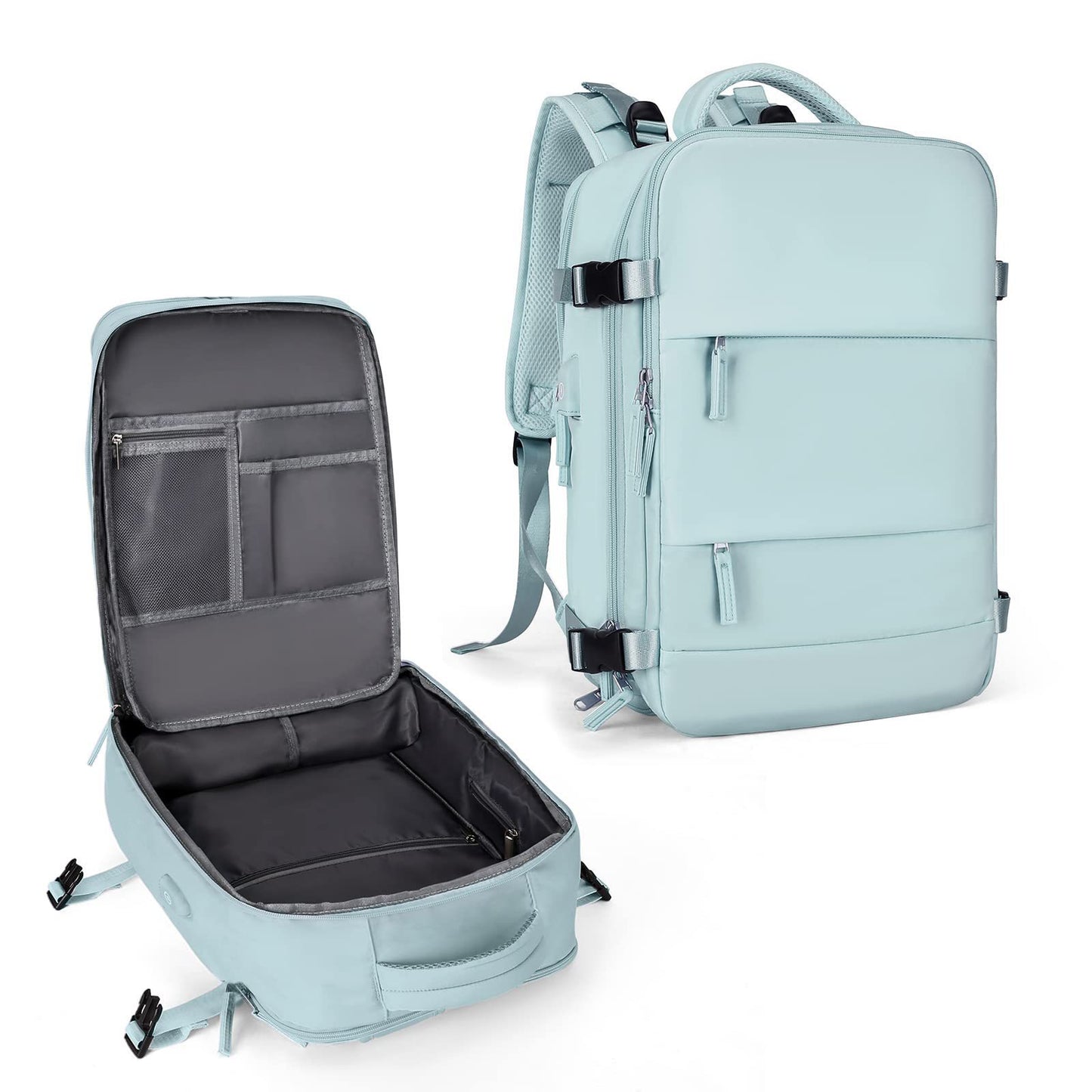 Women's & Men's Logo Airline Approved Carry-on Flight Waterproof Leisure Backpack