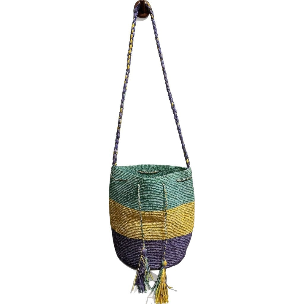 Women's Korean Style Raffia Handmade Woven Seaside Vacation Versatile Women's Messenger Bag