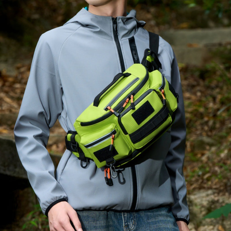 Multifunctional Riding Motorcycle Running Large Capacity Sport Waist Bag, Accessory Bag