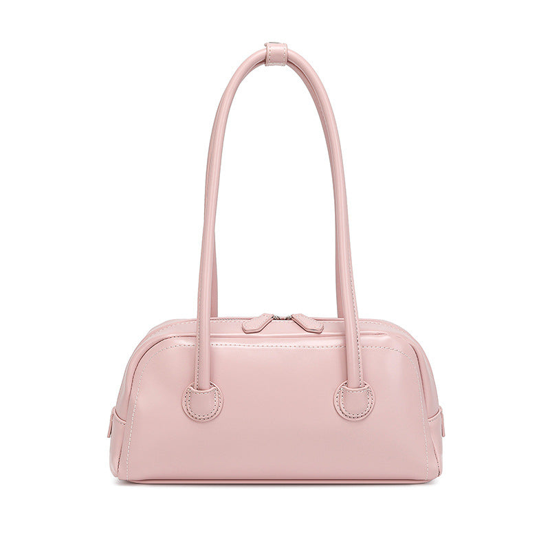 Women's Fashion Soft Surface Zipper Underarm High Women's Handbag